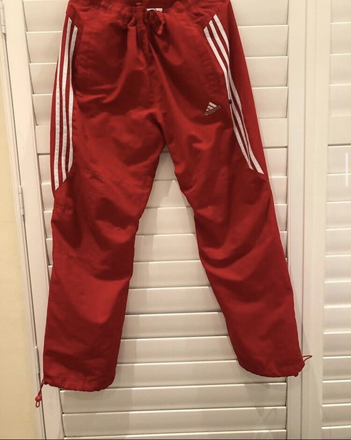 red adidas trackies